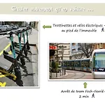 L'olivier - T2 Moderne Et Chaleureux - Garage Gratuit & Tram 格勒诺布尔